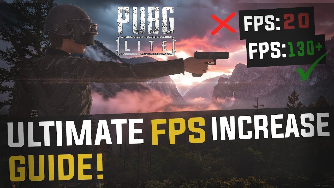 PUBG LITE Boost FPS 60+ Ultra low PIXEL- Best performance fix lag and  stuttering - 