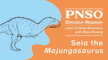 014 Seia the Majungasaurus | Learn to Draw Dinosaurs with ZHAO Chuang