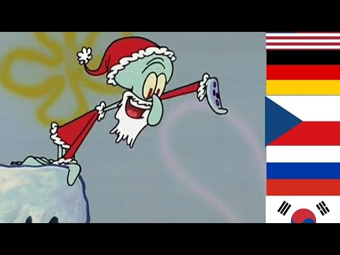Ja, ich bin es, der Weihnachtsmann!“ In 28 verschiedenen Sprachen Spongebob reaction