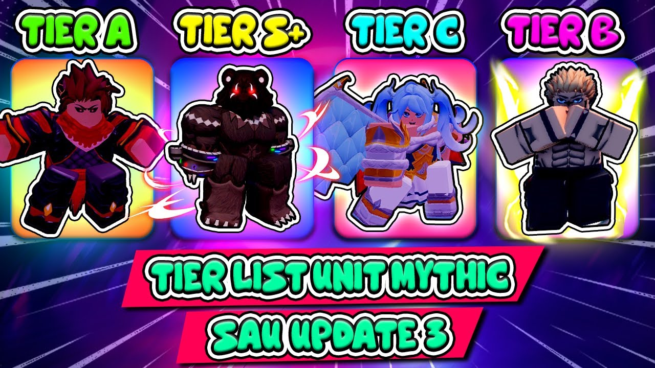 MYTHIC NÀO ĐANG THỐNG TRỊ BẢNG XẾP HẠNG?? TIER LIST TOÀN BỘ UNIT MYTHIC SAU UPDATE 3 ANIME DEFENDERS
