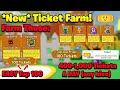 New op ticket farm 4001000 tickets a day with new leaderboards bee swarm simulator