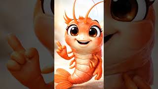 Talking Prawn in Telugu | AI Animated Short | Healthy Food Story #shorts
