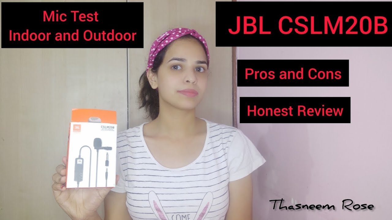 JBL CSLM20B mic Testing YouTube