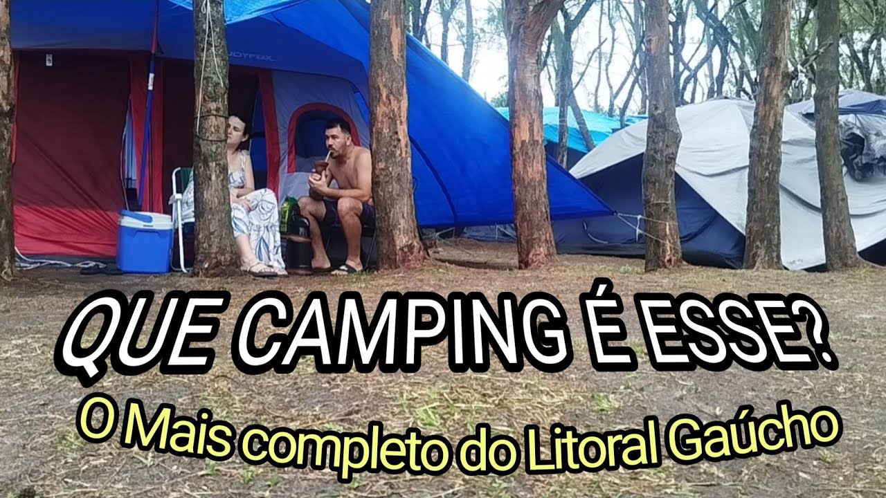 VISITAMOS O CAMPING MAIS COMPLETO DO LITORAL  