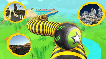 Going Balls, SpeedRun, Going Balls Portal Run Gameplay Level 482