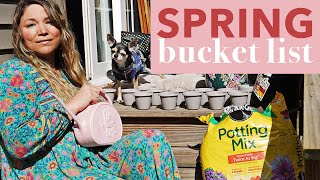 Making a Spring Bucket List (story 67)