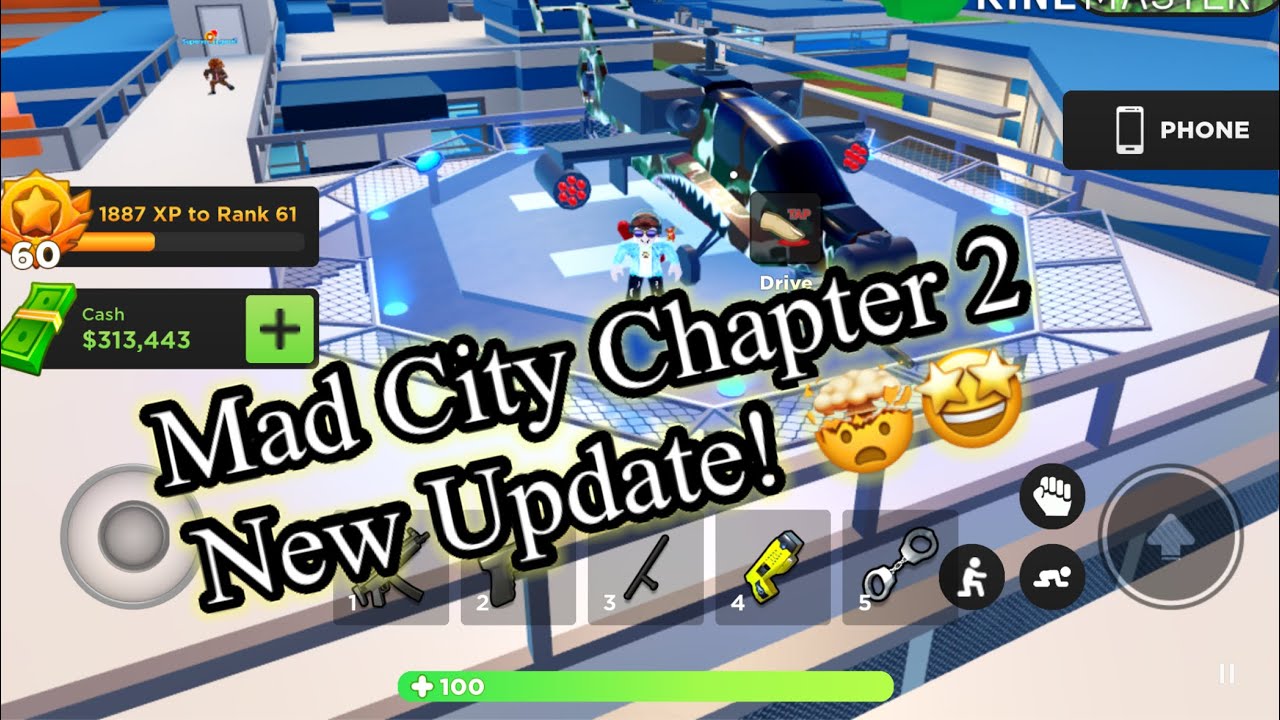 Playing Mad City Chapter 2 (New Update!) - YouTube