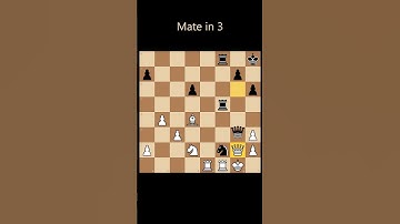 Chess puzzle. Mate in 3. Can you solve it?