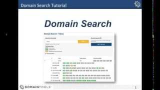 Domain Search User Guide