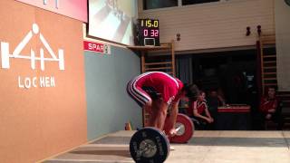 Izrailov Ashab Clean And Jerk 3Rd Attempt 115 Kg No Lift - Bw 89,0 Kg