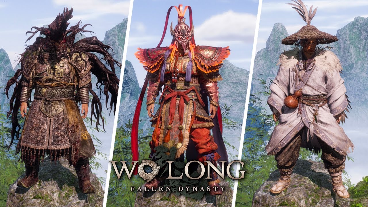 Wo Long Fallen Dynasty - ALL 51 Armor Sets Showcase - YouTube