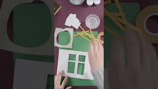 Christmas card lantern - DIY by Søstrene Grene