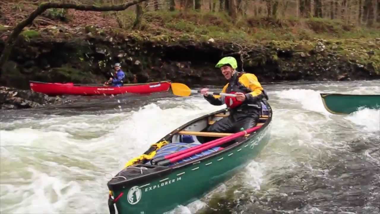 A RockSteady Splash Canoeing on the River Dart YouTube
