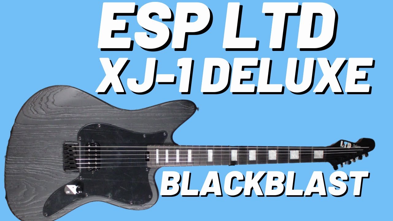 ESP LTD XJ-1 Deluxe Black Blast | The Texture on the Body is Wild
