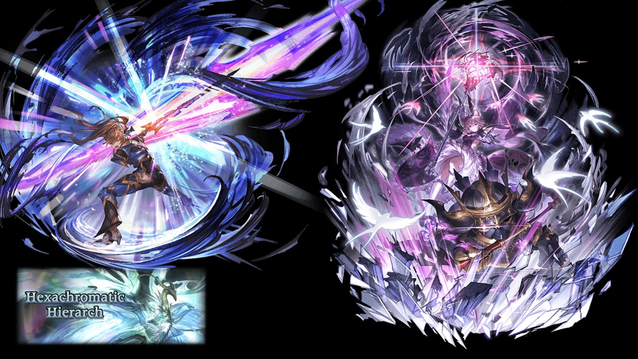 【グラブル】天元 闇 コンスタンツィア & ベアトリクス || Constance Showcase /w Beatrix Hexa