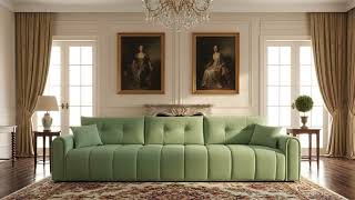 Видеообзор Euromebel Диван Ринг 1, Цвет Малахитовый, Евромебель