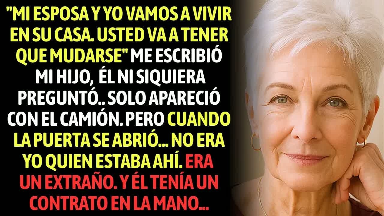Mi Hijo Ordenó Que Lo Dejara A Él Y A Mi Nuera Vivir En Mi Casa — Pero Un Extraño Abrió La Puerta...
