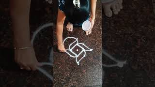 Look at this beautiful rangoli design. #rangoli #trending #hdrangoli