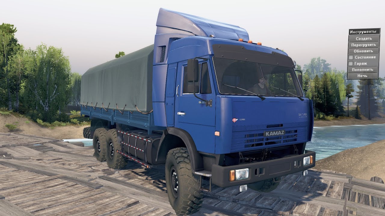 Камаз spin tires