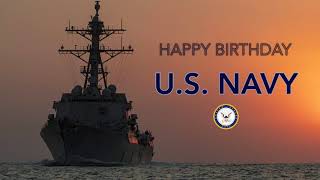 Happy Birthday United States Navy