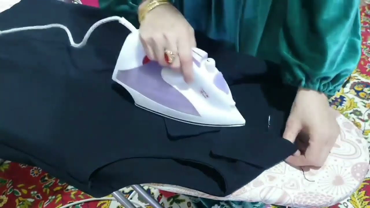 خياطة يلك جامعي للبنات مع طريقة عمل باترون