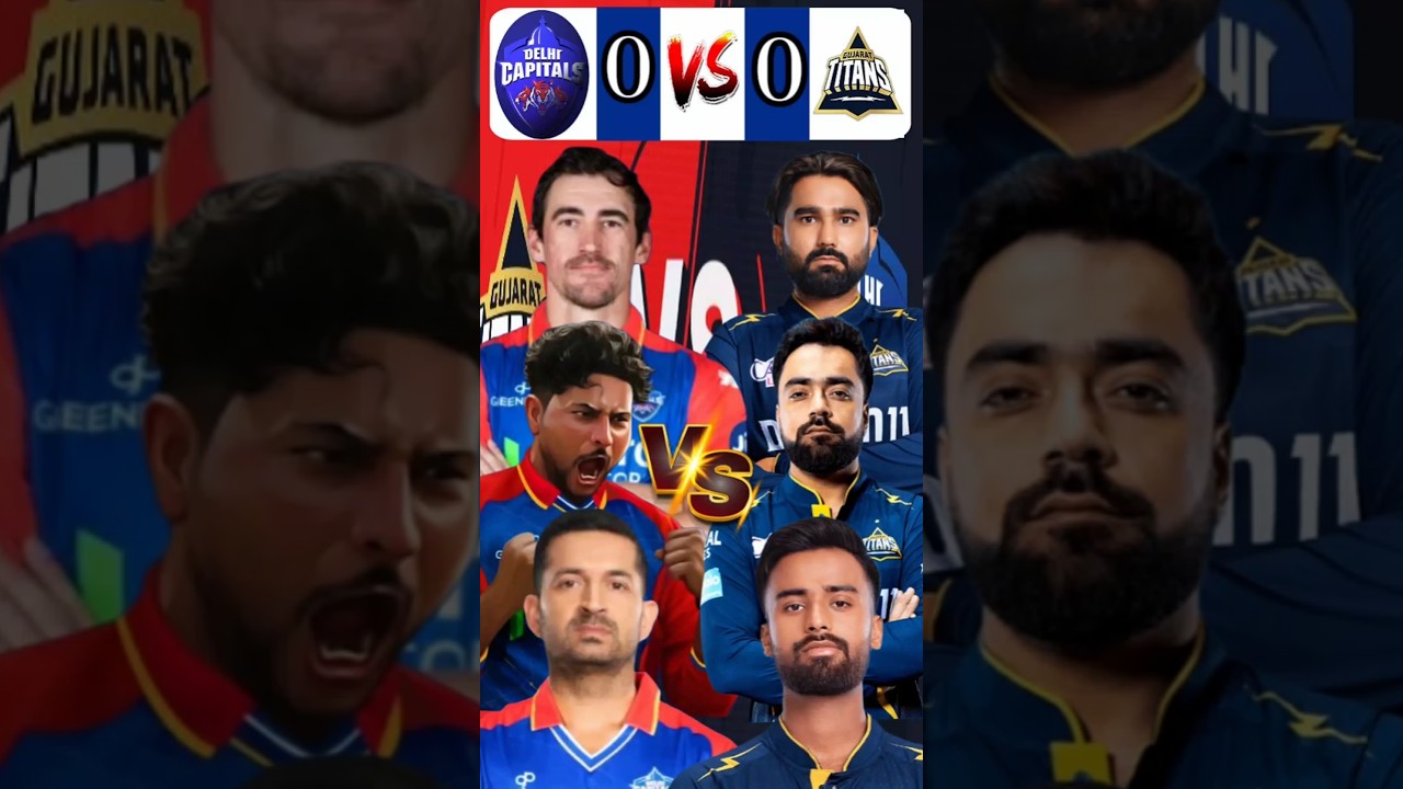 delhi vs gujrat taitan cricket player comparison 