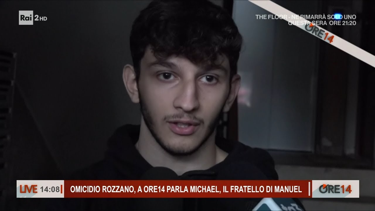 Omicidio Rozzano. A ore 14 parla Michael, fratello di Manuel - Ore 14 del 15/10/2024