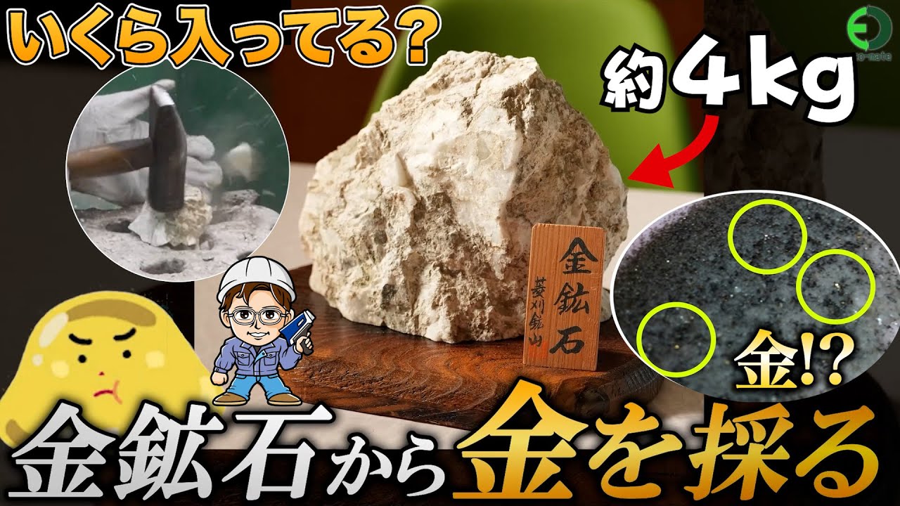 Extracting Gold from Gold Ore v2 - YouTube