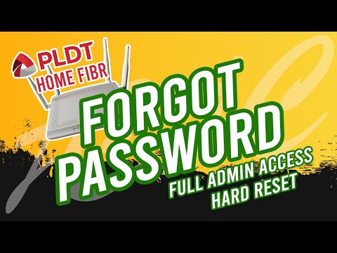 PLDT Home Fibr forgot admin password 2020