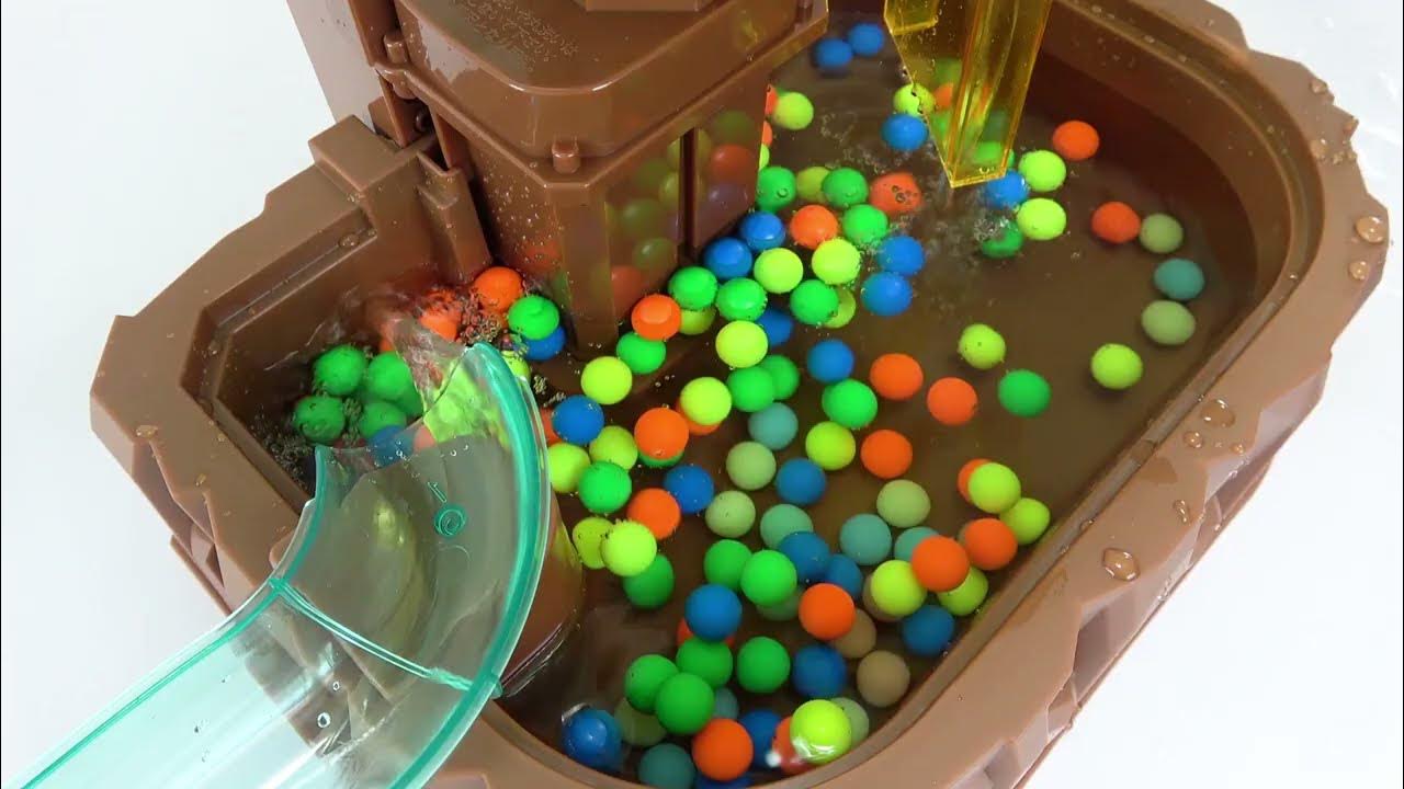 Marble Run Race ☆ Big Water Slider & Big Spiral Slope YouTube