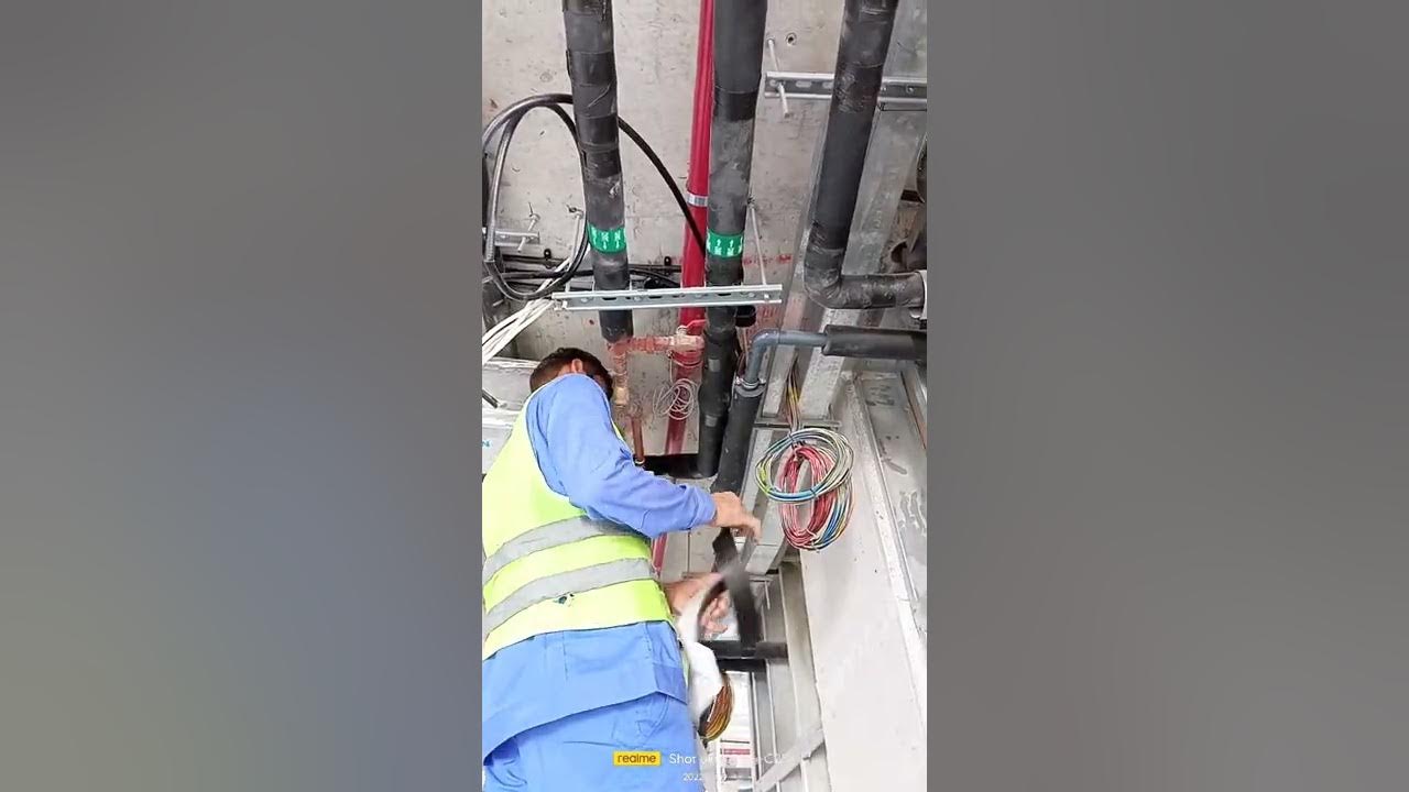 Chilled water pipe insulation foam Dubai YouTube