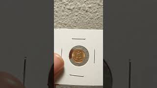1945 MEXICAN GOLD DOS PESO