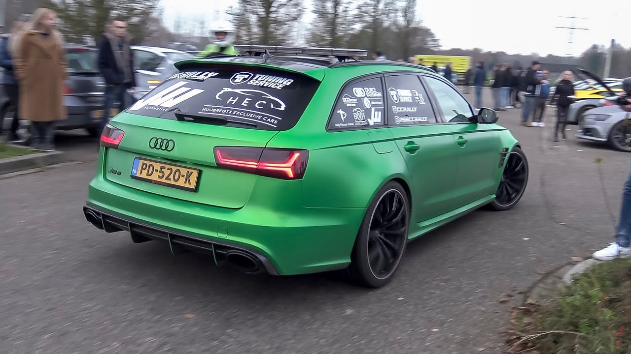 720HP Audi RS6 C7 With Decat Milltek Exhaust Revs Accelerations Crackles YouTube