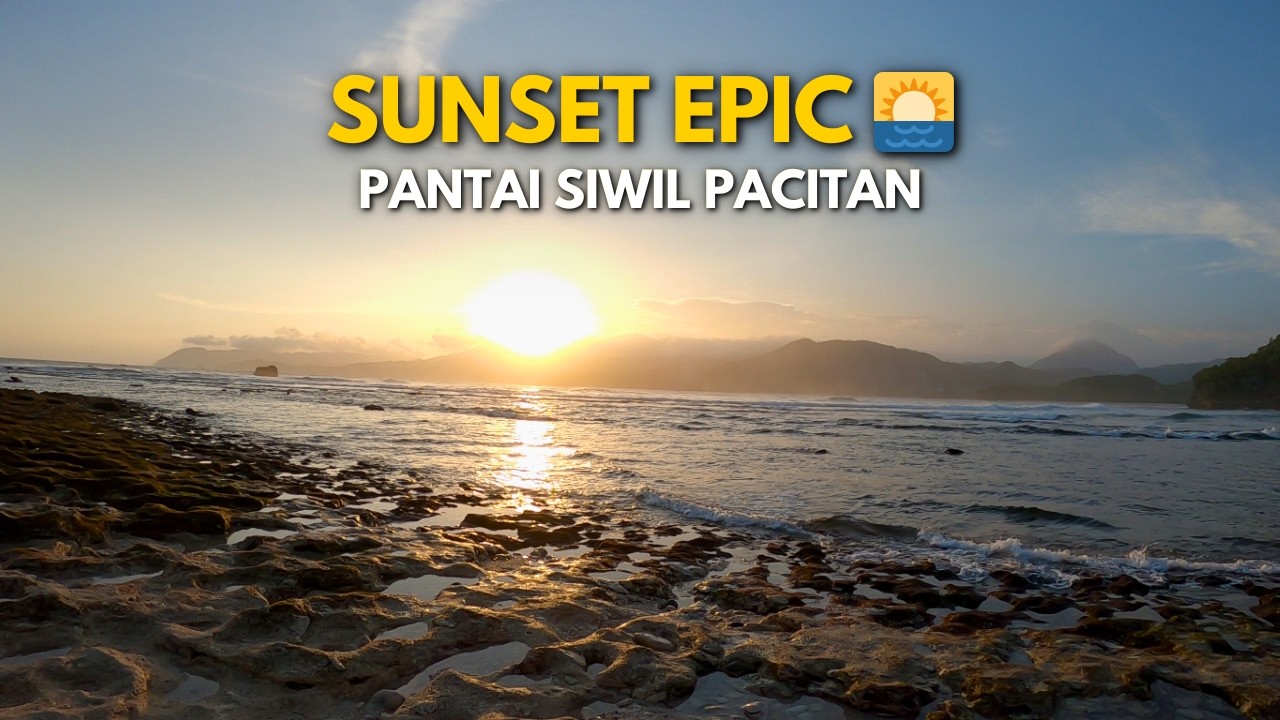 Siwil SUNSET EPIC di Pantai Siwil Pacitan 🌅 Hidden Gem Tersembunyi di Jalur ...