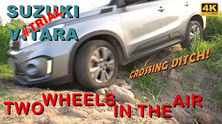 Suzuki Vitara - Two Wheels in The Air – Terrain Test – 4x4 OffRoad 4WD All-Grip