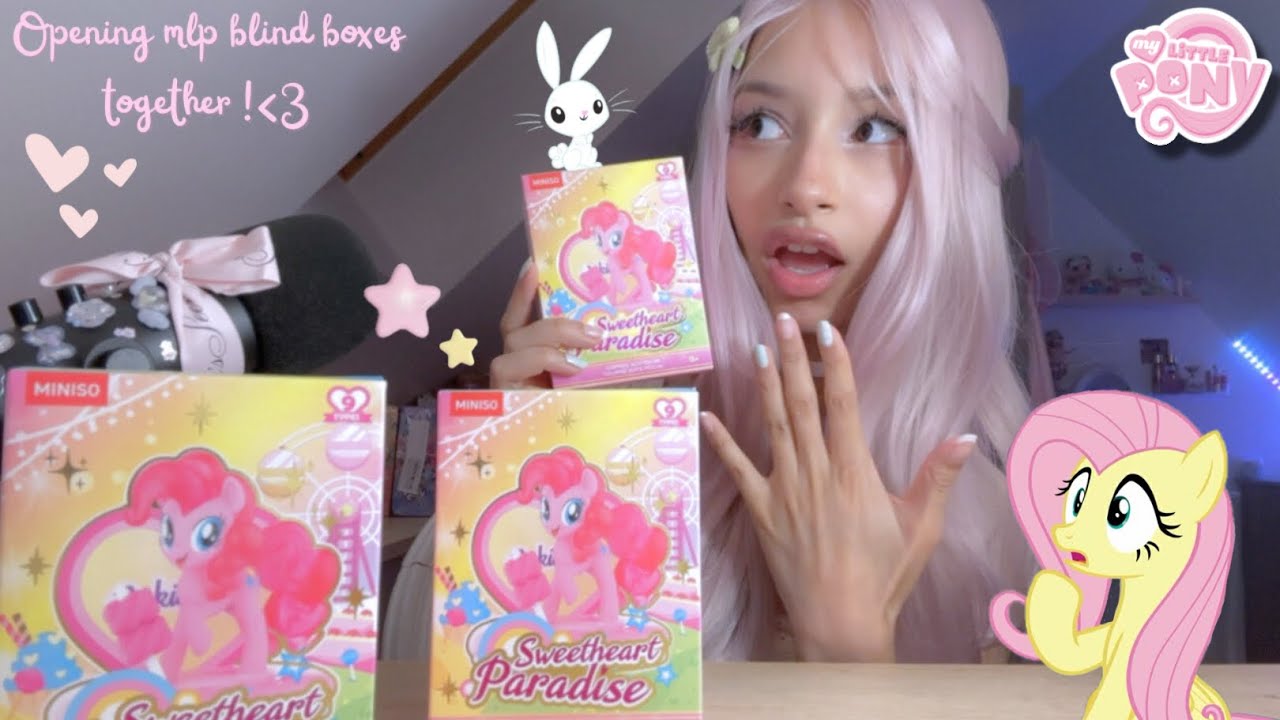 ASMR | Opening My Little Pony Sweetheart Paradise blind boxes !!🎀