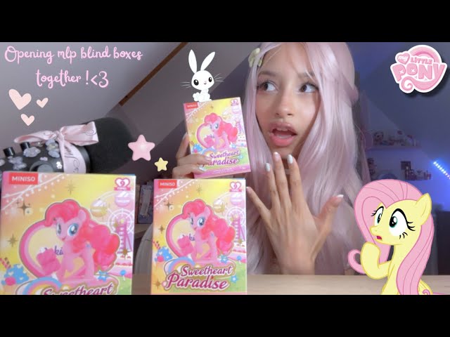 ASMR | Opening My Little Pony Sweetheart Paradise blind boxes !!🎀