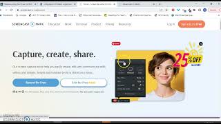 Recording a Video with Screencast-O-Matic