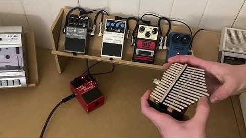 Metta Audio Devices - Electric Kalimba Looping Demonstration with Boss RC-2 and MXR Blue Box