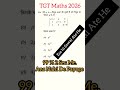 TGT PGT Maths imp Question || Matrix #shortsfeed #maths #newmathstrick