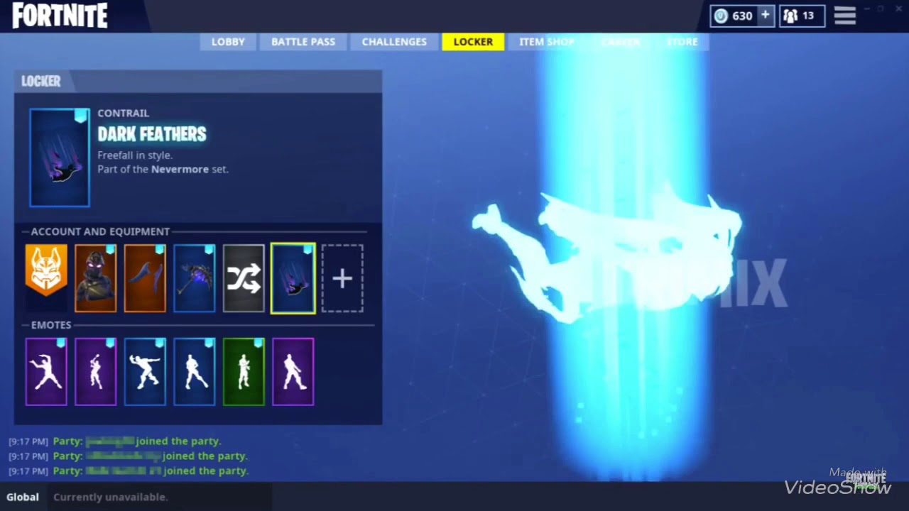 *LEAKED* FEMALE RAVEN SKIN RAVAGE WITH ALL LEAKED EMOTES