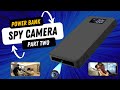 How to record on the power bank hidden camera 64 gb spy camera