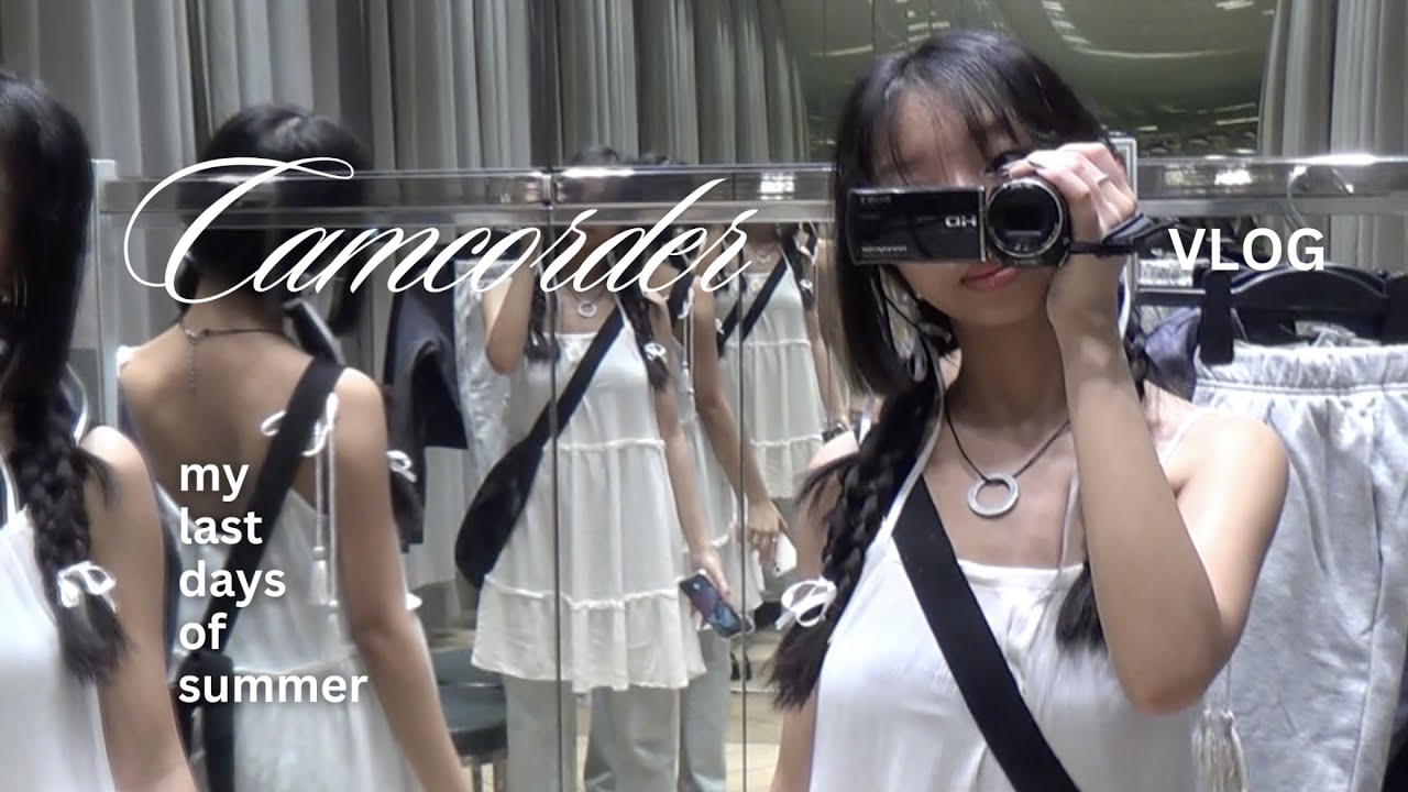 my last days of summer | camcorder vlog ☆