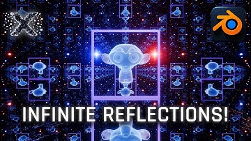 Infinite Mirror Effect in Blender!