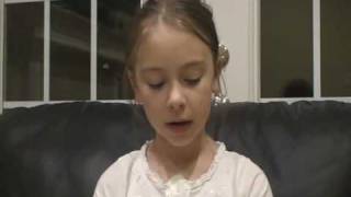 Miniatura de vídeo de "Anna Graceman - So I Cried - age 8"