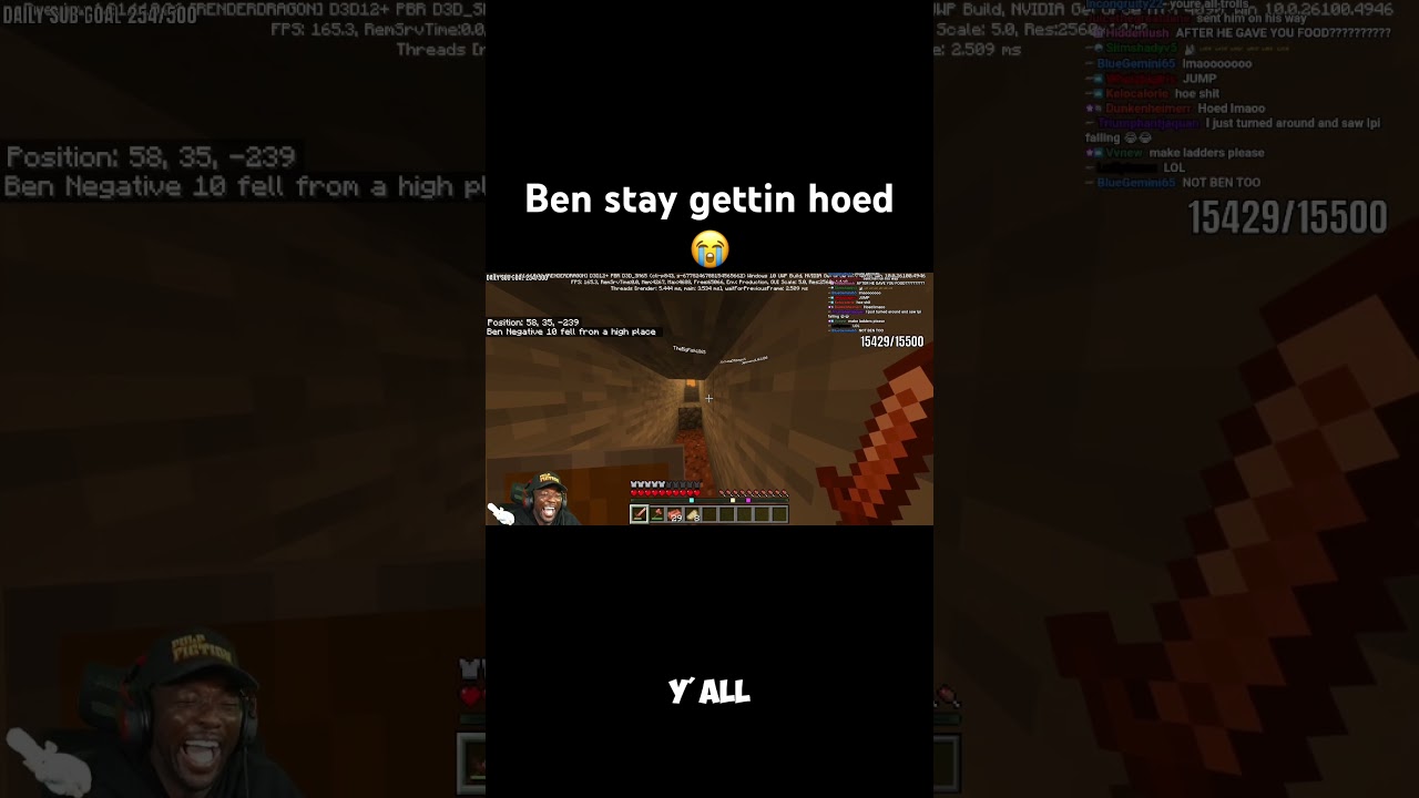 A ben hoe counter needs to be recalibrated 😹 