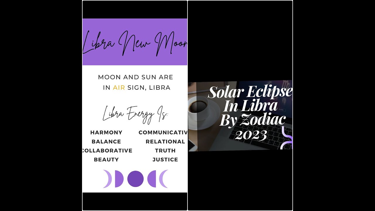 New Moon Solar Eclipse in Libra ♎️ & its effect on each Rising Sign # ...