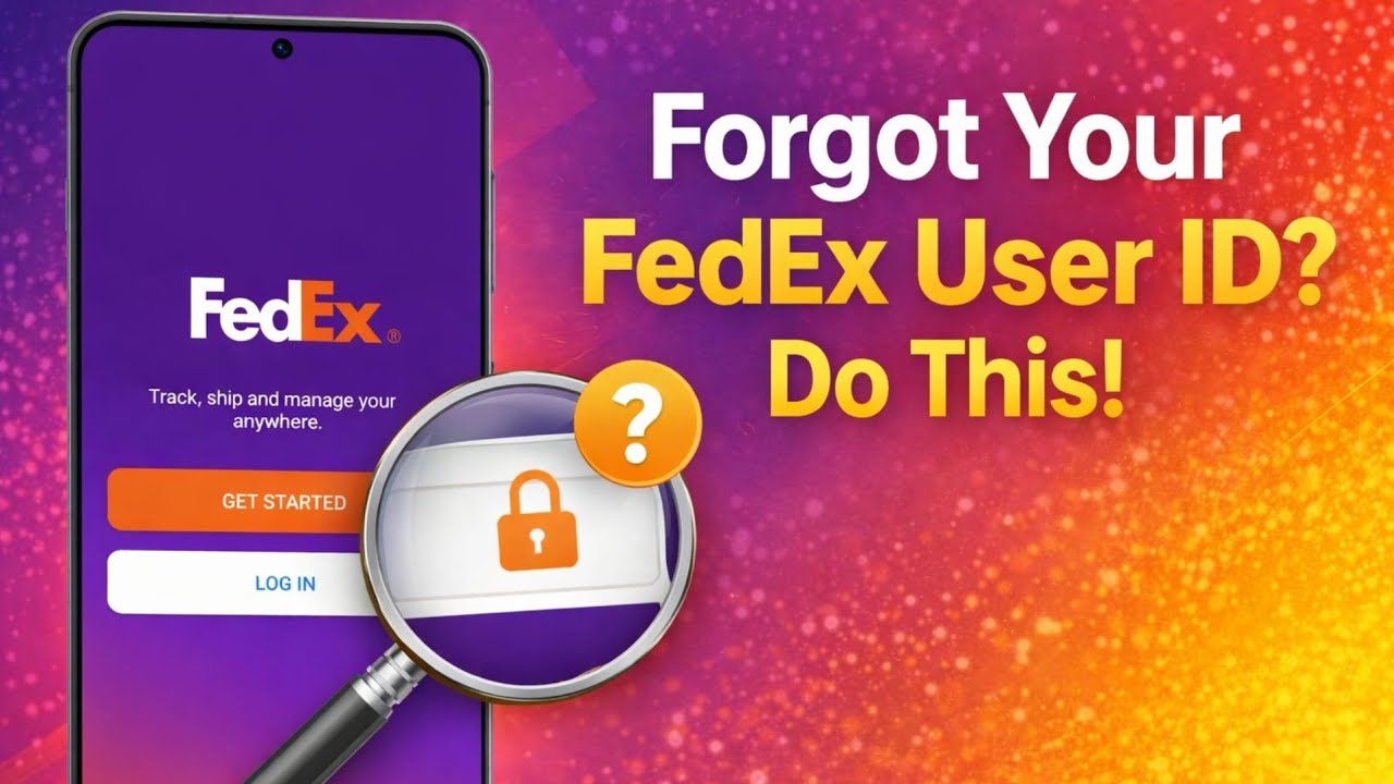 Забыли свой логин FedEx? Как его восстановить (пошаговая инструкция)
