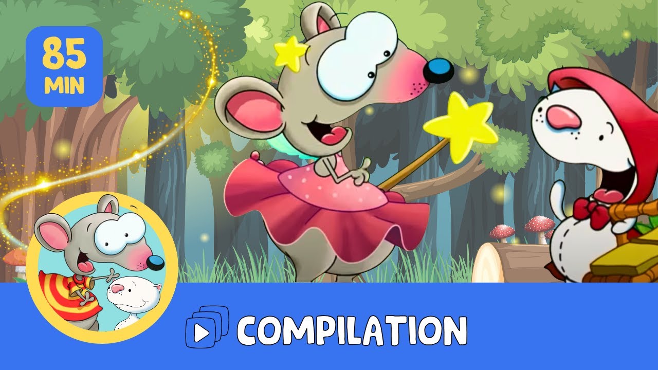 Once Upon a Time with Toopy & Binoo 🏰🐭| Fairy Tale Compilation | 8 Full Episodes | Cartoons for kids