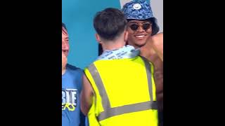 Jack Grealish leads the celebrations for City